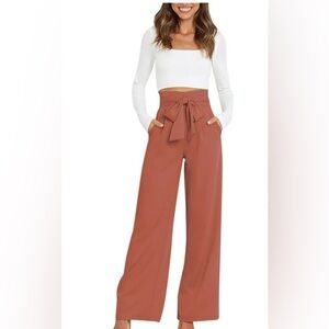 Princess Polly Straight Wide Leg Long Trousers Pants